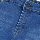 Girls Heart Embroidered Straight Fit Jeans